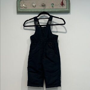 WonderKids 2T toddler winter Black Overalls Snow pants unisex